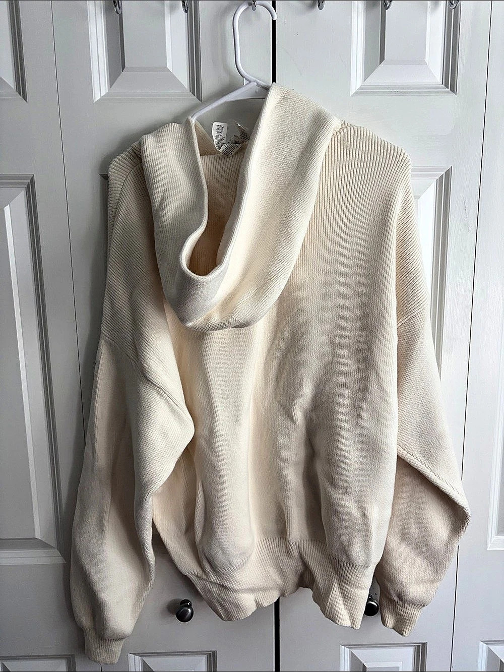Alo Cream Heavy Warm Hoodie Size Small Like New - Picture 3 of 5